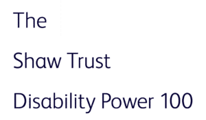 Shaw Trust Power 100 2023 Logo White